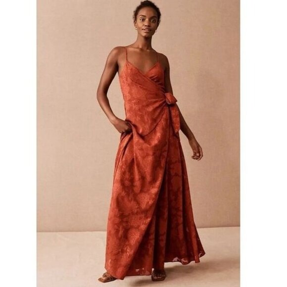 Hutch Reid Maxi Dress - NWOT - Cinnamon - Size Small - Anthropologie - Picture 1 of 14
